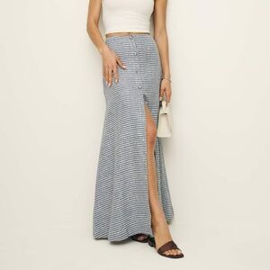 Reformation Andi Linen Maxi Skirt